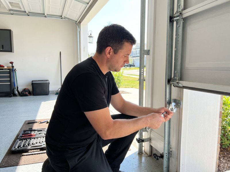 Garage Door Track Repair Gulf Line Garage Door Expert